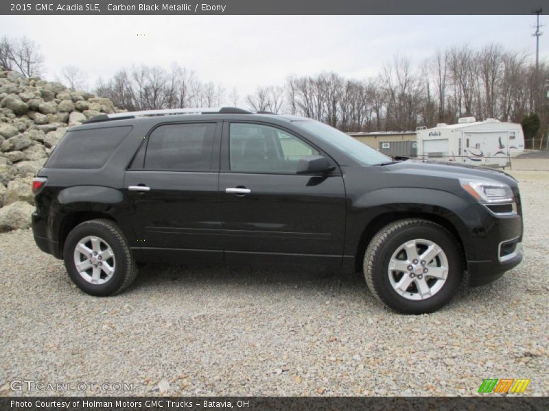 Carbon Black Metallic / Ebony 2015 GMC Acadia SLE