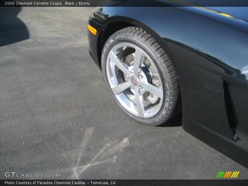 Black / Ebony 2009 Chevrolet Corvette Coupe