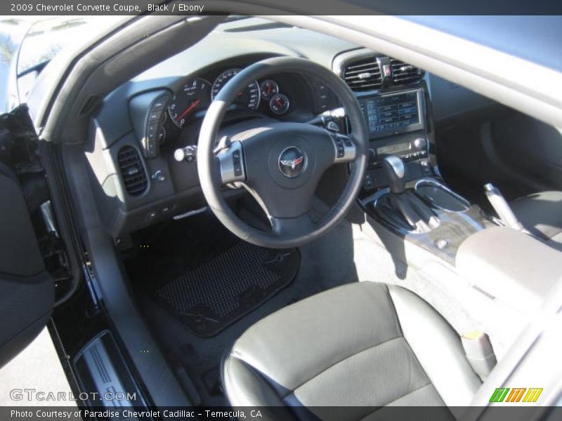 Black / Ebony 2009 Chevrolet Corvette Coupe