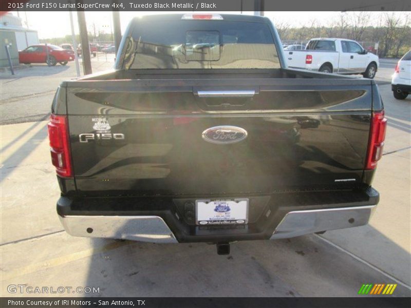 Tuxedo Black Metallic / Black 2015 Ford F150 Lariat SuperCrew 4x4