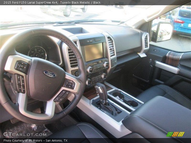  2015 F150 Lariat SuperCrew 4x4 Black Interior