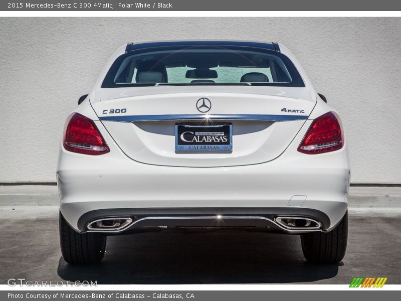Polar White / Black 2015 Mercedes-Benz C 300 4Matic