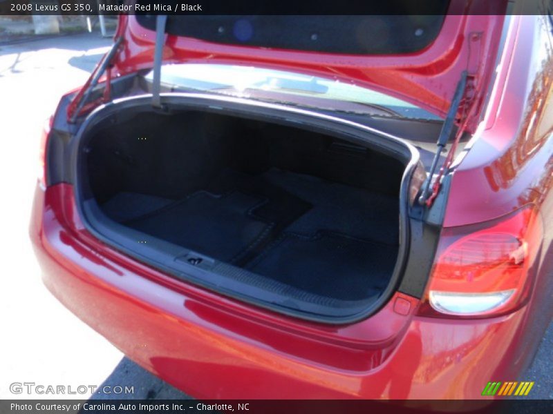 Matador Red Mica / Black 2008 Lexus GS 350