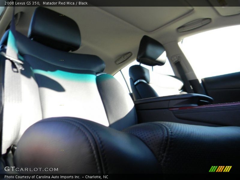 Matador Red Mica / Black 2008 Lexus GS 350