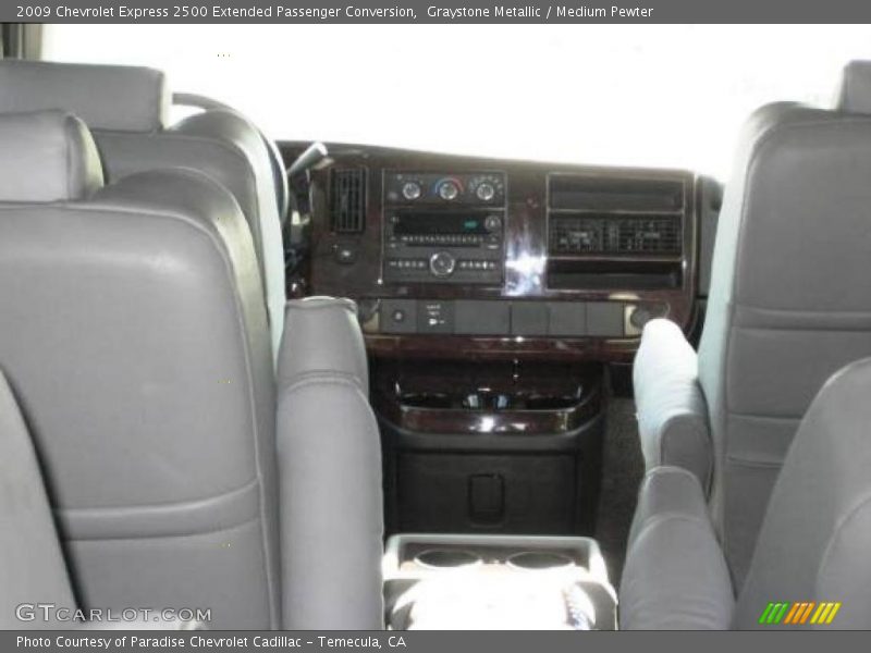 Graystone Metallic / Medium Pewter 2009 Chevrolet Express 2500 Extended Passenger Conversion
