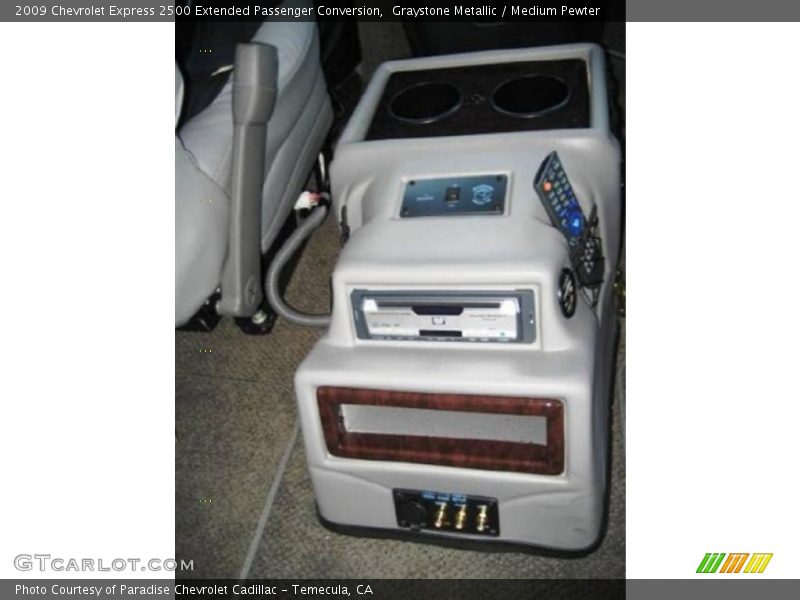 Graystone Metallic / Medium Pewter 2009 Chevrolet Express 2500 Extended Passenger Conversion