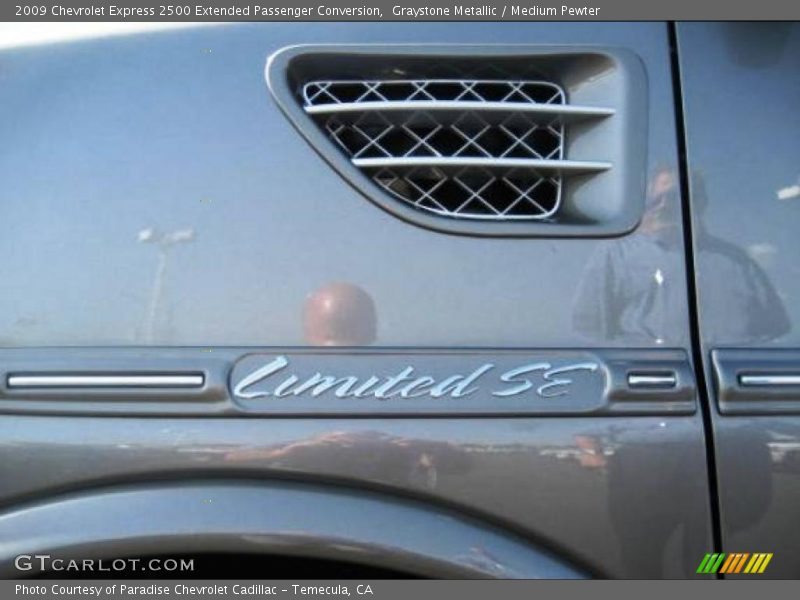 Graystone Metallic / Medium Pewter 2009 Chevrolet Express 2500 Extended Passenger Conversion