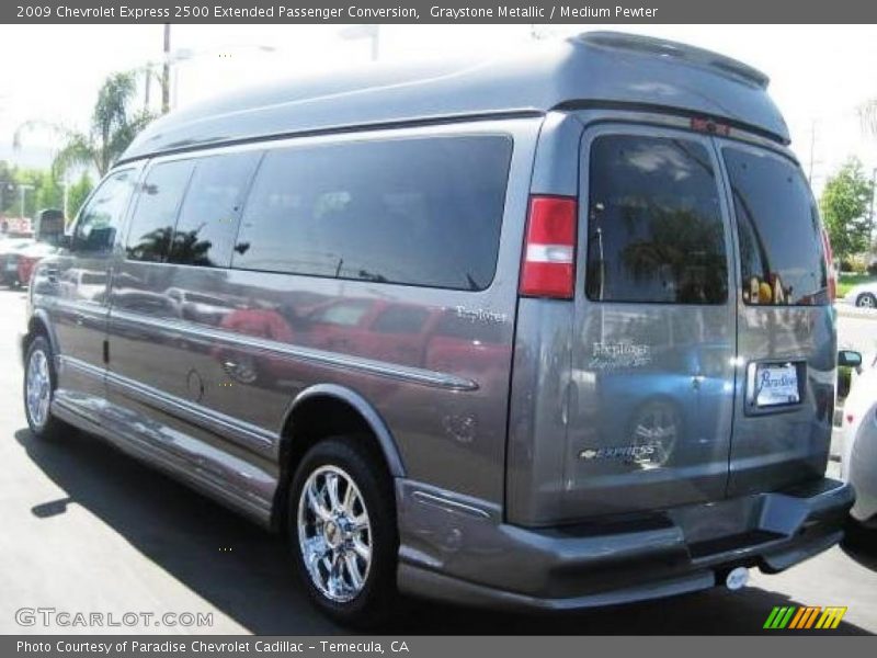 Graystone Metallic / Medium Pewter 2009 Chevrolet Express 2500 Extended Passenger Conversion