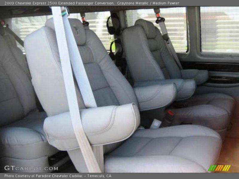 Graystone Metallic / Medium Pewter 2009 Chevrolet Express 2500 Extended Passenger Conversion