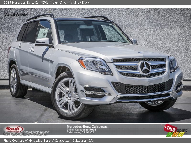 Iridium Silver Metallic / Black 2015 Mercedes-Benz GLK 350