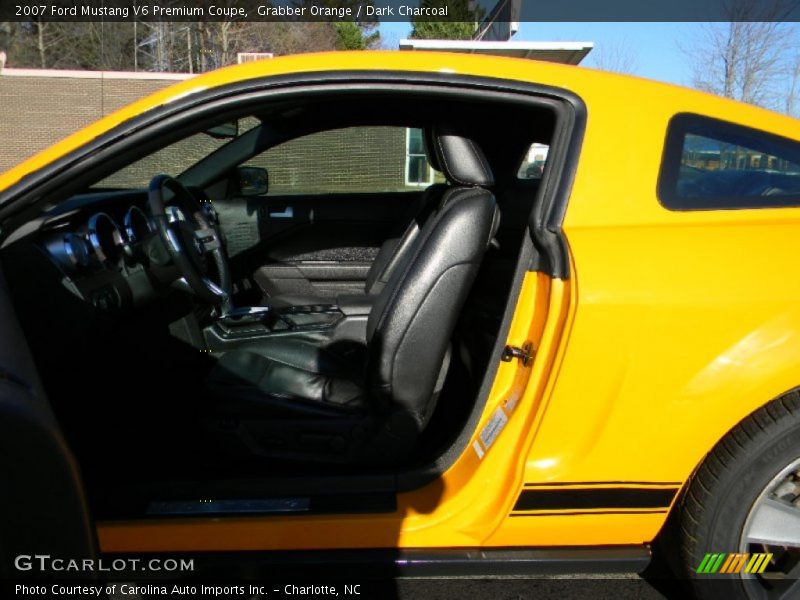 Grabber Orange / Dark Charcoal 2007 Ford Mustang V6 Premium Coupe