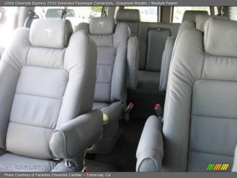 Graystone Metallic / Medium Pewter 2009 Chevrolet Express 2500 Extended Passenger Conversion