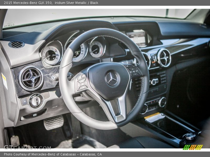 Iridium Silver Metallic / Black 2015 Mercedes-Benz GLK 350