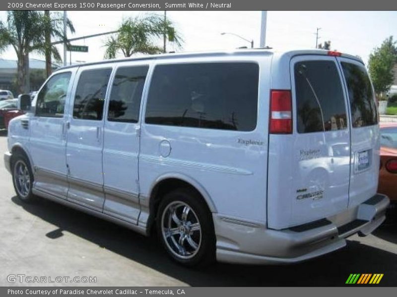 Summit White / Neutral 2009 Chevrolet Express 1500 Passenger Conversion