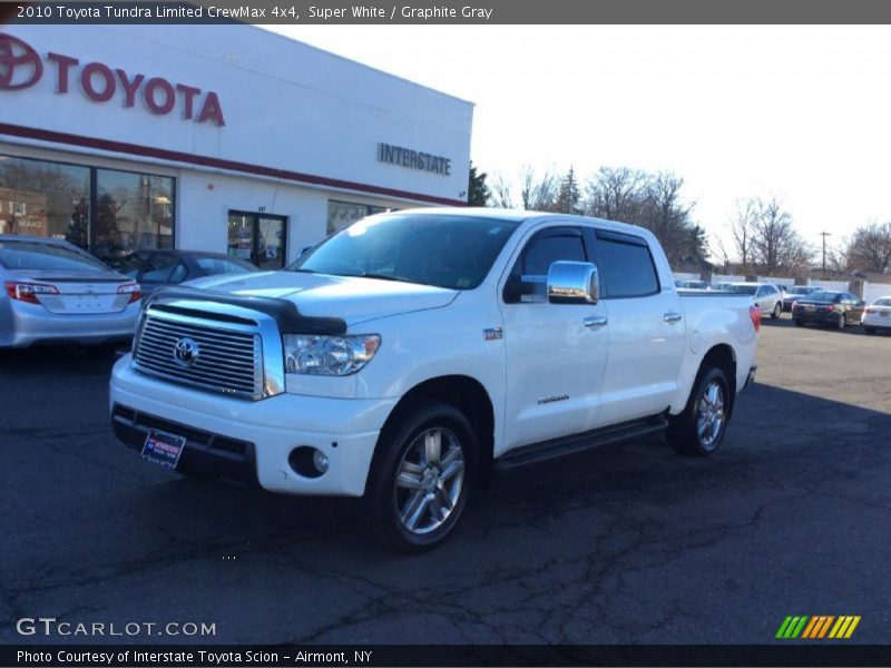 Super White / Graphite Gray 2010 Toyota Tundra Limited CrewMax 4x4