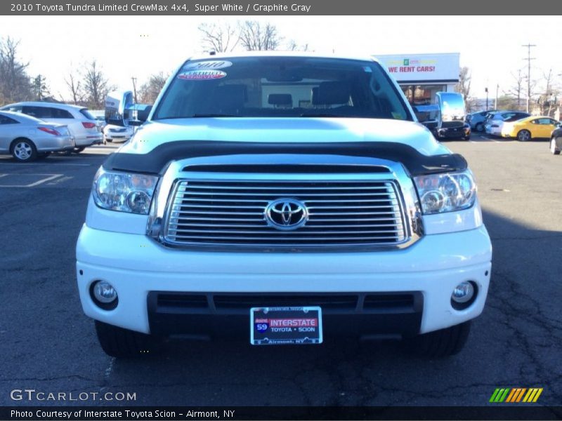 Super White / Graphite Gray 2010 Toyota Tundra Limited CrewMax 4x4
