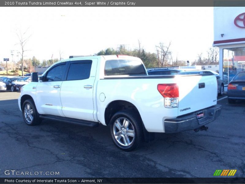 Super White / Graphite Gray 2010 Toyota Tundra Limited CrewMax 4x4