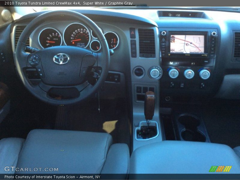 Super White / Graphite Gray 2010 Toyota Tundra Limited CrewMax 4x4