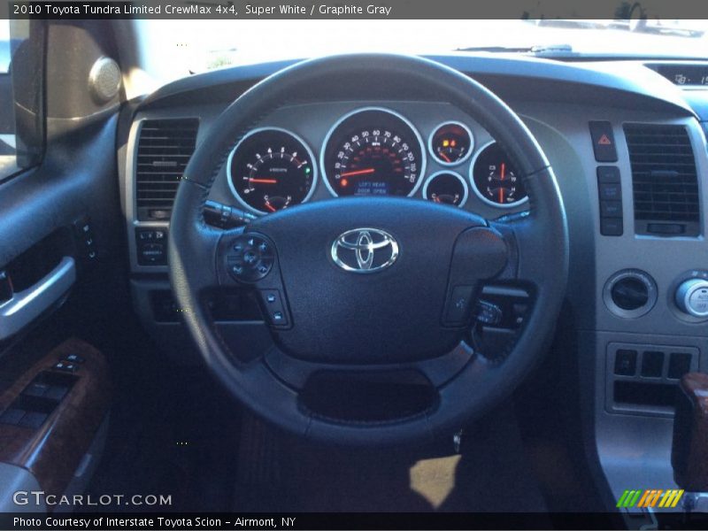 Super White / Graphite Gray 2010 Toyota Tundra Limited CrewMax 4x4