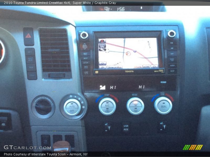 Super White / Graphite Gray 2010 Toyota Tundra Limited CrewMax 4x4