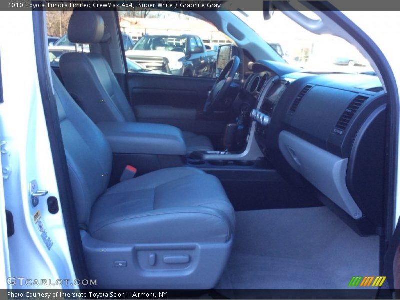 Super White / Graphite Gray 2010 Toyota Tundra Limited CrewMax 4x4