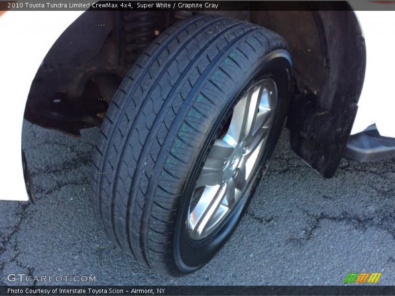 Super White / Graphite Gray 2010 Toyota Tundra Limited CrewMax 4x4
