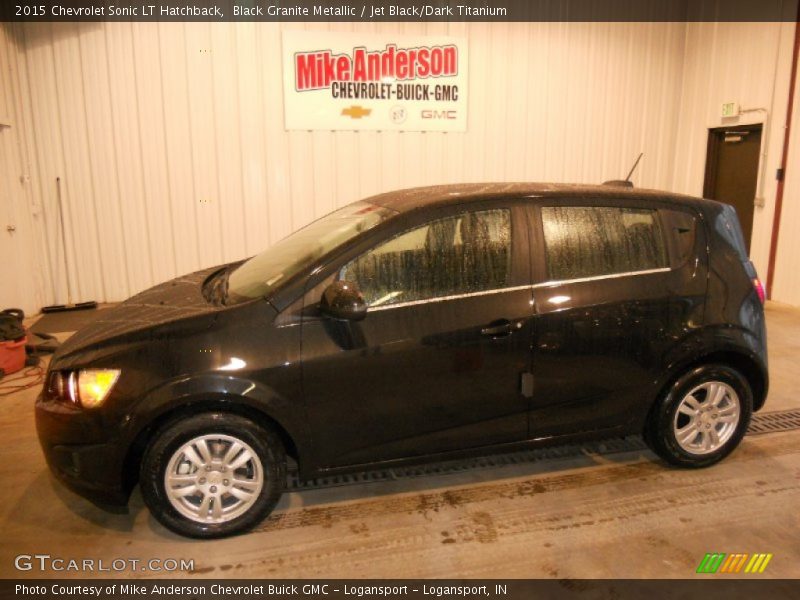 Black Granite Metallic / Jet Black/Dark Titanium 2015 Chevrolet Sonic LT Hatchback
