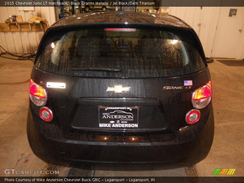 Black Granite Metallic / Jet Black/Dark Titanium 2015 Chevrolet Sonic LT Hatchback