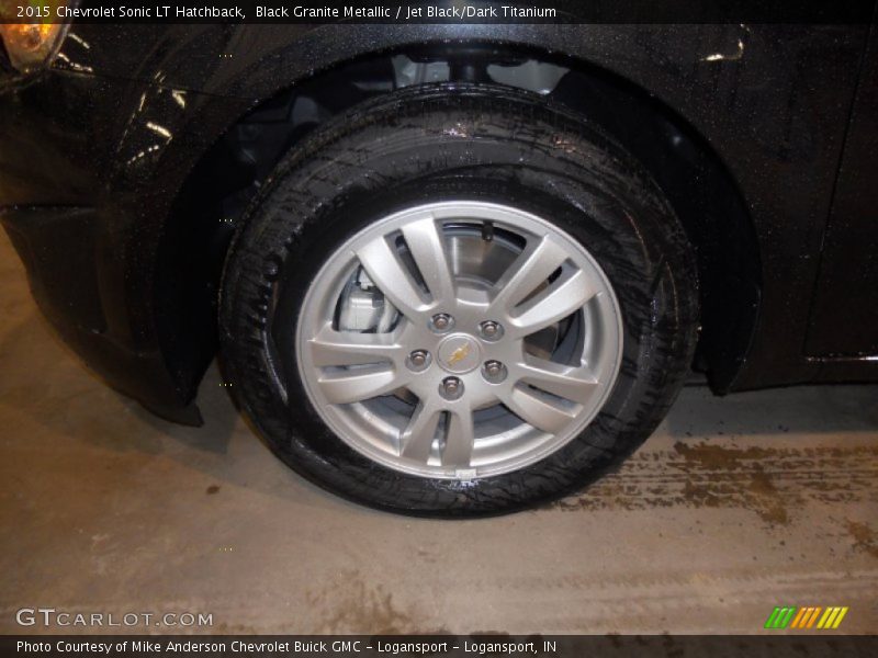 Black Granite Metallic / Jet Black/Dark Titanium 2015 Chevrolet Sonic LT Hatchback