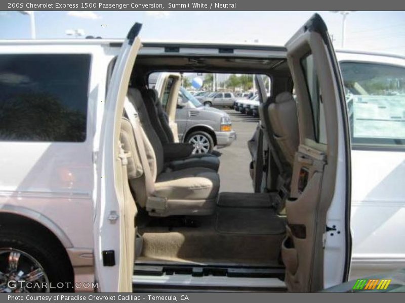 Summit White / Neutral 2009 Chevrolet Express 1500 Passenger Conversion