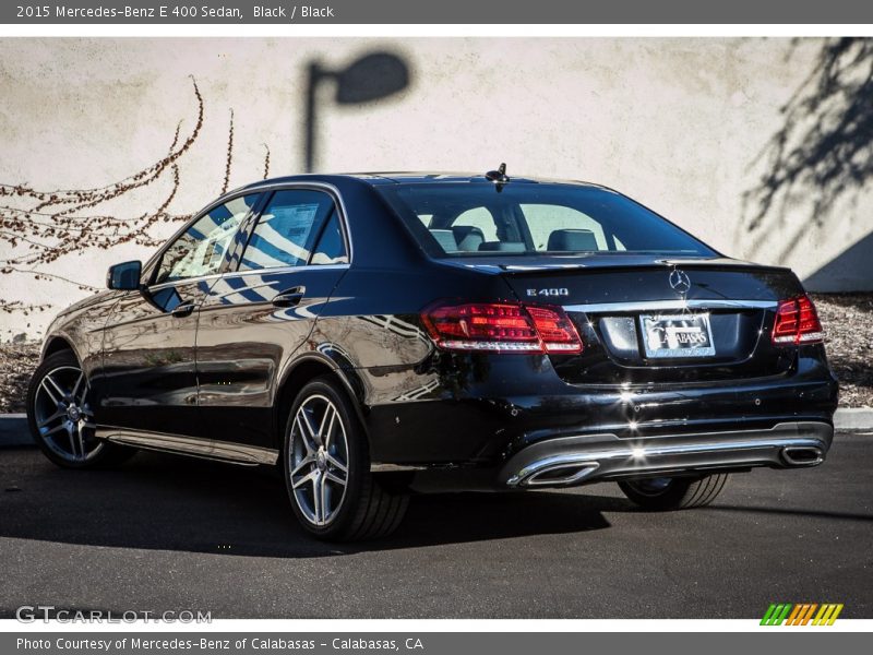 Black / Black 2015 Mercedes-Benz E 400 Sedan