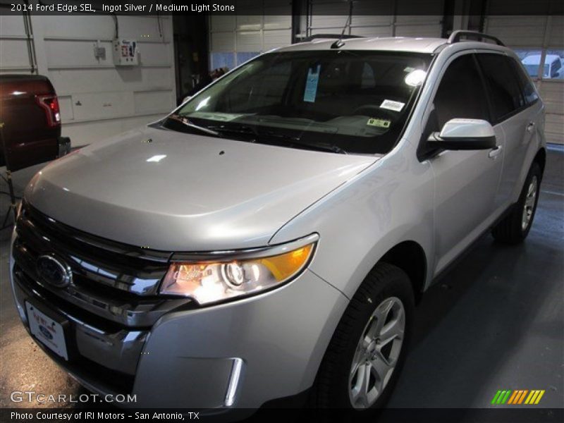 Ingot Silver / Medium Light Stone 2014 Ford Edge SEL