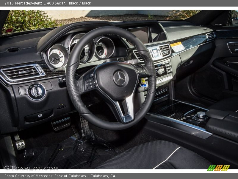 Black / Black 2015 Mercedes-Benz E 400 Sedan