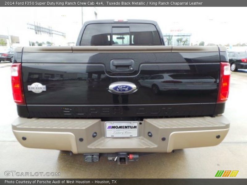 Tuxedo Black Metallic / King Ranch Chaparral Leather 2014 Ford F350 Super Duty King Ranch Crew Cab 4x4