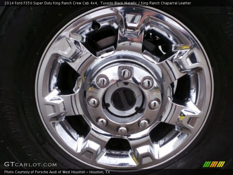 Tuxedo Black Metallic / King Ranch Chaparral Leather 2014 Ford F350 Super Duty King Ranch Crew Cab 4x4