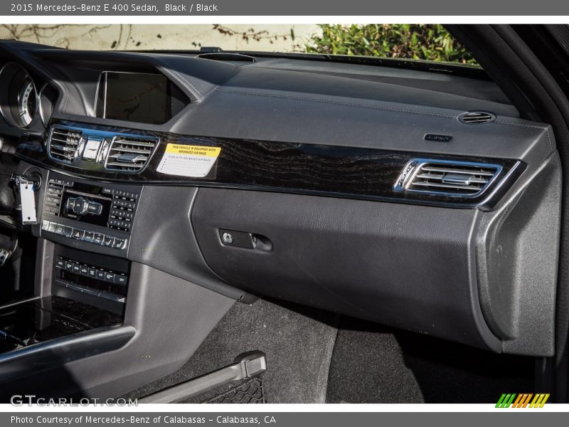 Black / Black 2015 Mercedes-Benz E 400 Sedan