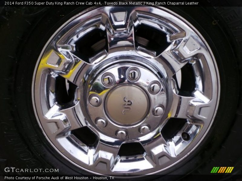 Tuxedo Black Metallic / King Ranch Chaparral Leather 2014 Ford F350 Super Duty King Ranch Crew Cab 4x4