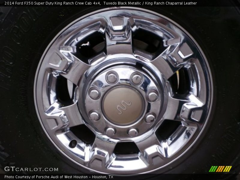 Tuxedo Black Metallic / King Ranch Chaparral Leather 2014 Ford F350 Super Duty King Ranch Crew Cab 4x4