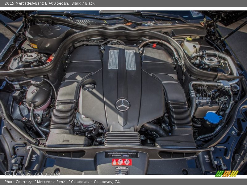 Black / Black 2015 Mercedes-Benz E 400 Sedan