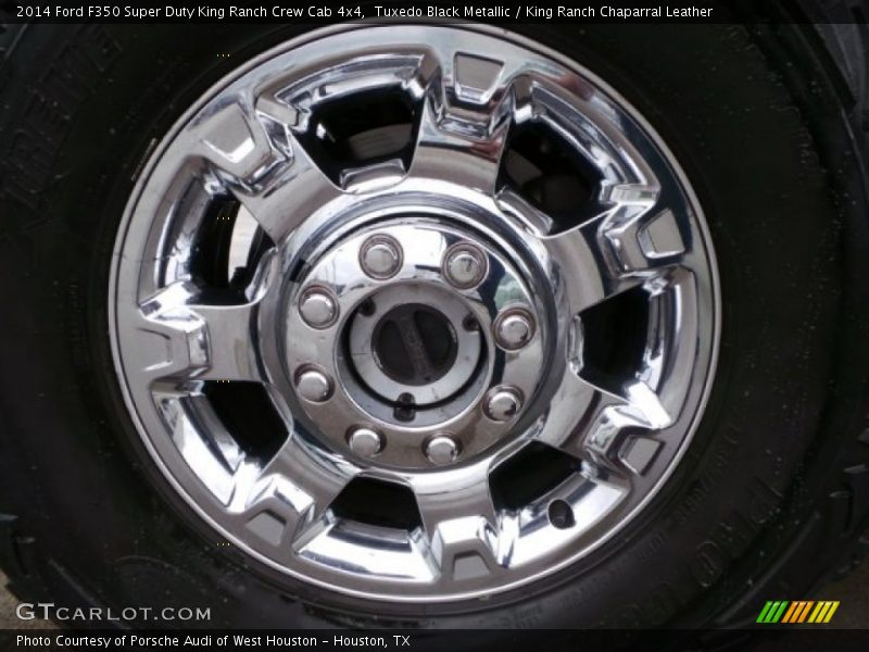Tuxedo Black Metallic / King Ranch Chaparral Leather 2014 Ford F350 Super Duty King Ranch Crew Cab 4x4