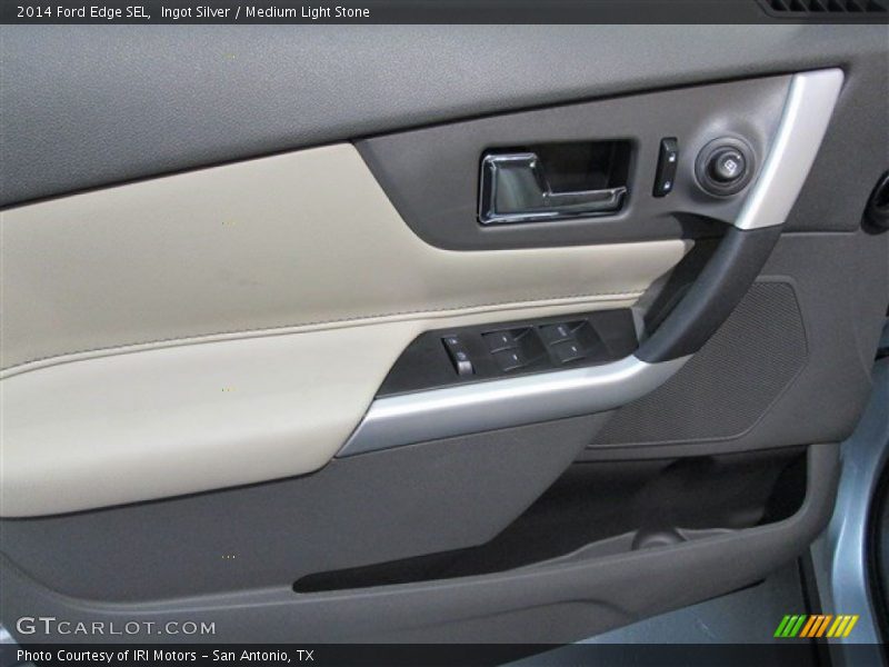 Ingot Silver / Medium Light Stone 2014 Ford Edge SEL