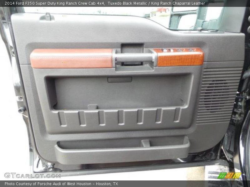 Tuxedo Black Metallic / King Ranch Chaparral Leather 2014 Ford F350 Super Duty King Ranch Crew Cab 4x4