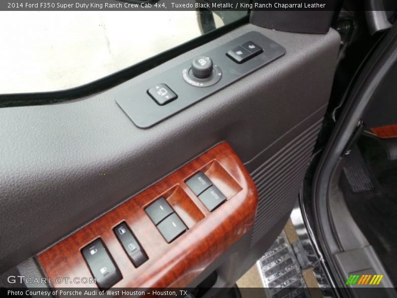Tuxedo Black Metallic / King Ranch Chaparral Leather 2014 Ford F350 Super Duty King Ranch Crew Cab 4x4