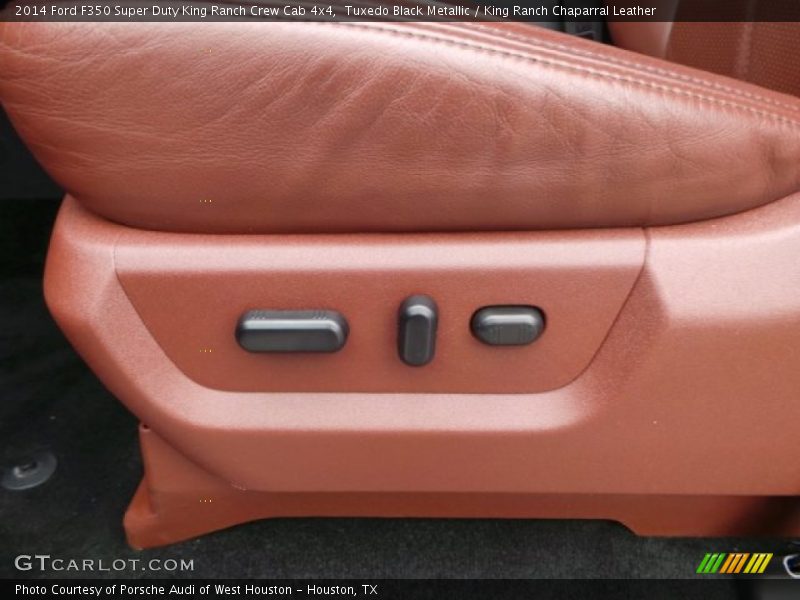 Tuxedo Black Metallic / King Ranch Chaparral Leather 2014 Ford F350 Super Duty King Ranch Crew Cab 4x4