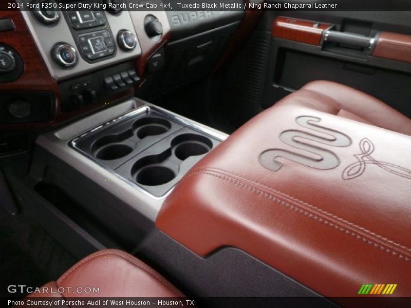 Tuxedo Black Metallic / King Ranch Chaparral Leather 2014 Ford F350 Super Duty King Ranch Crew Cab 4x4