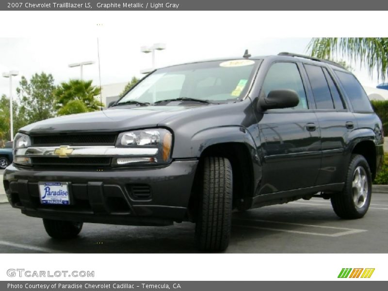 Graphite Metallic / Light Gray 2007 Chevrolet TrailBlazer LS