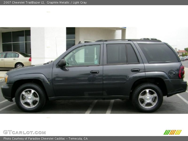 Graphite Metallic / Light Gray 2007 Chevrolet TrailBlazer LS