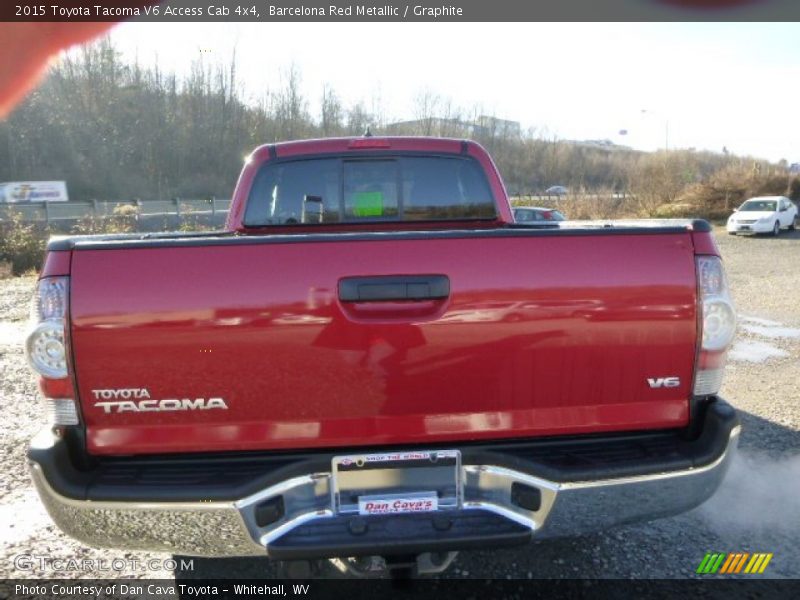 Barcelona Red Metallic / Graphite 2015 Toyota Tacoma V6 Access Cab 4x4
