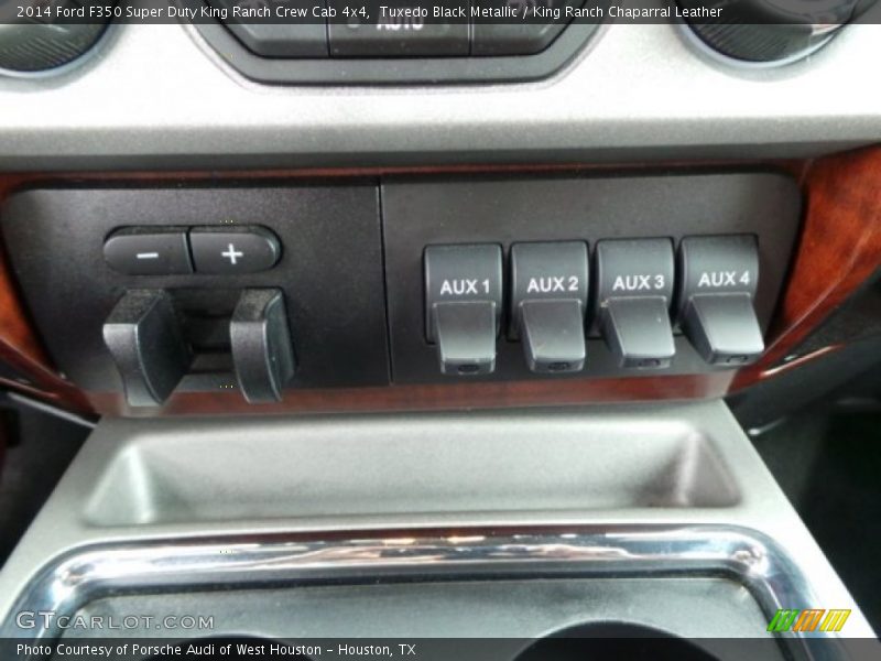 Tuxedo Black Metallic / King Ranch Chaparral Leather 2014 Ford F350 Super Duty King Ranch Crew Cab 4x4