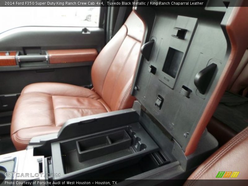 Tuxedo Black Metallic / King Ranch Chaparral Leather 2014 Ford F350 Super Duty King Ranch Crew Cab 4x4